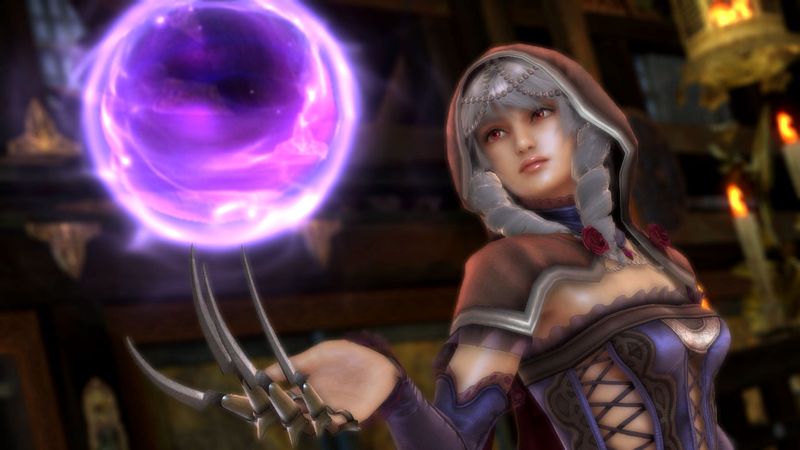 Illustration for article titled Watch Soulcalibur V's Two New Additions, Astaroth and Viola, Smash It up